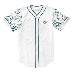 Wholesale Cheap Blank Plain Baseball Jerseys Custom Made Breathable Baseball Jersey Men's Baseball Shirts for Sale