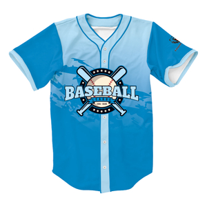 Custom Youth Baseball Jersey Sublimation Polyester Breathable Baseball Jersey