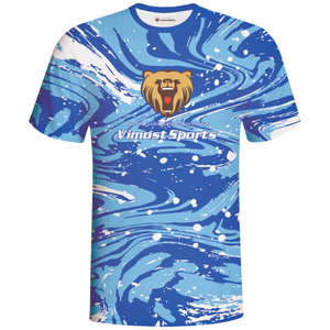 Sublimated Gaming Shirts in Size XL with Blue Color