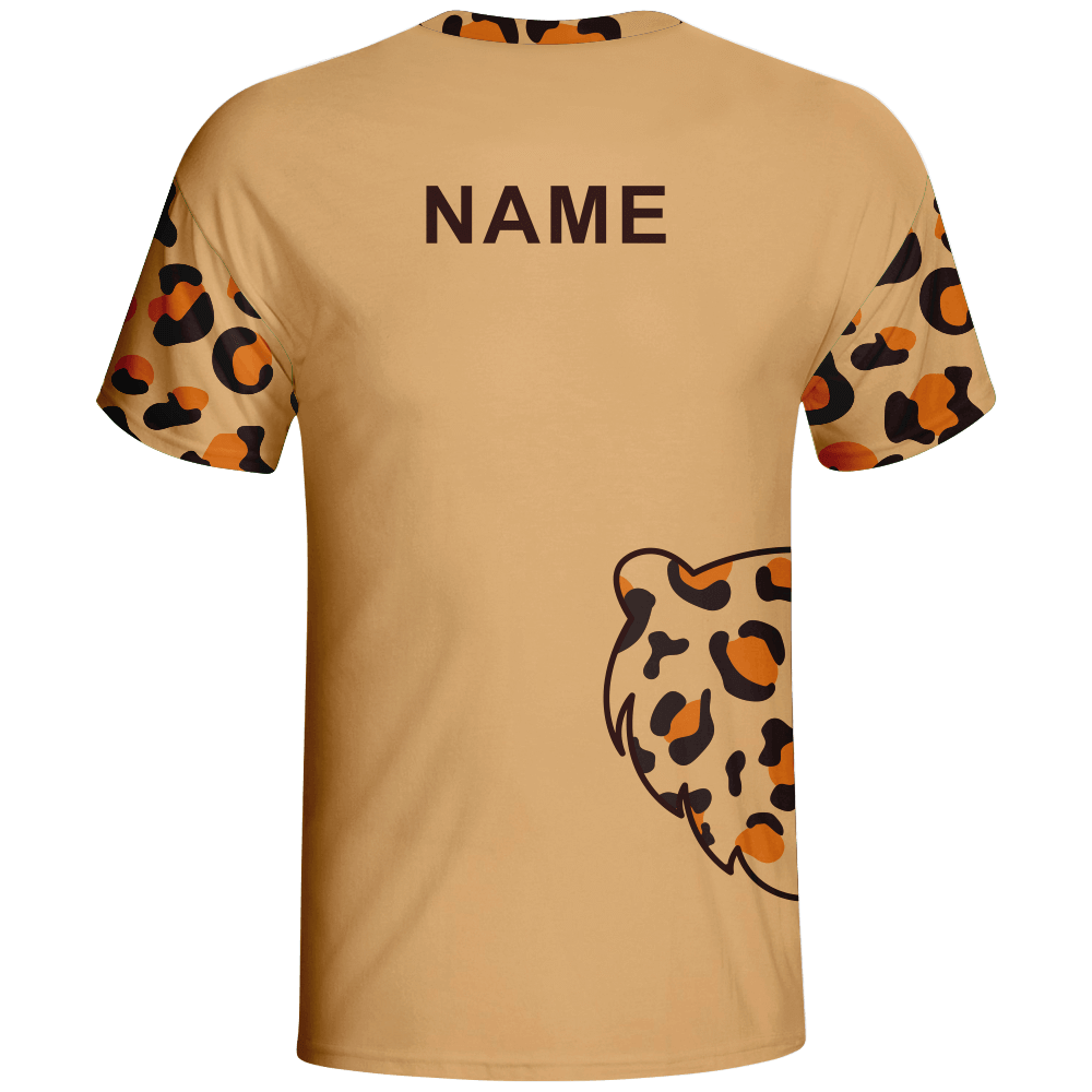 Leopard Athletic Custom Sublimated Man’s Shirt Freestyle Wear