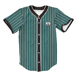 Full Buttons Down Baseball Jersey Custom Size 