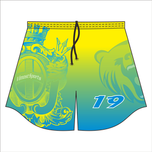 100% Polyester Sublimated Rugby Shorts of High Quality