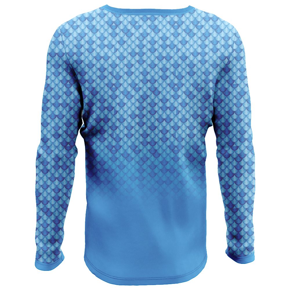 Sublimated Colorful Long Sleeve Fishing Jerseys With Free Designs