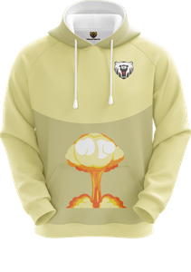 New Fashion Custom Sublimated Hoodie with White Strings on The Hood